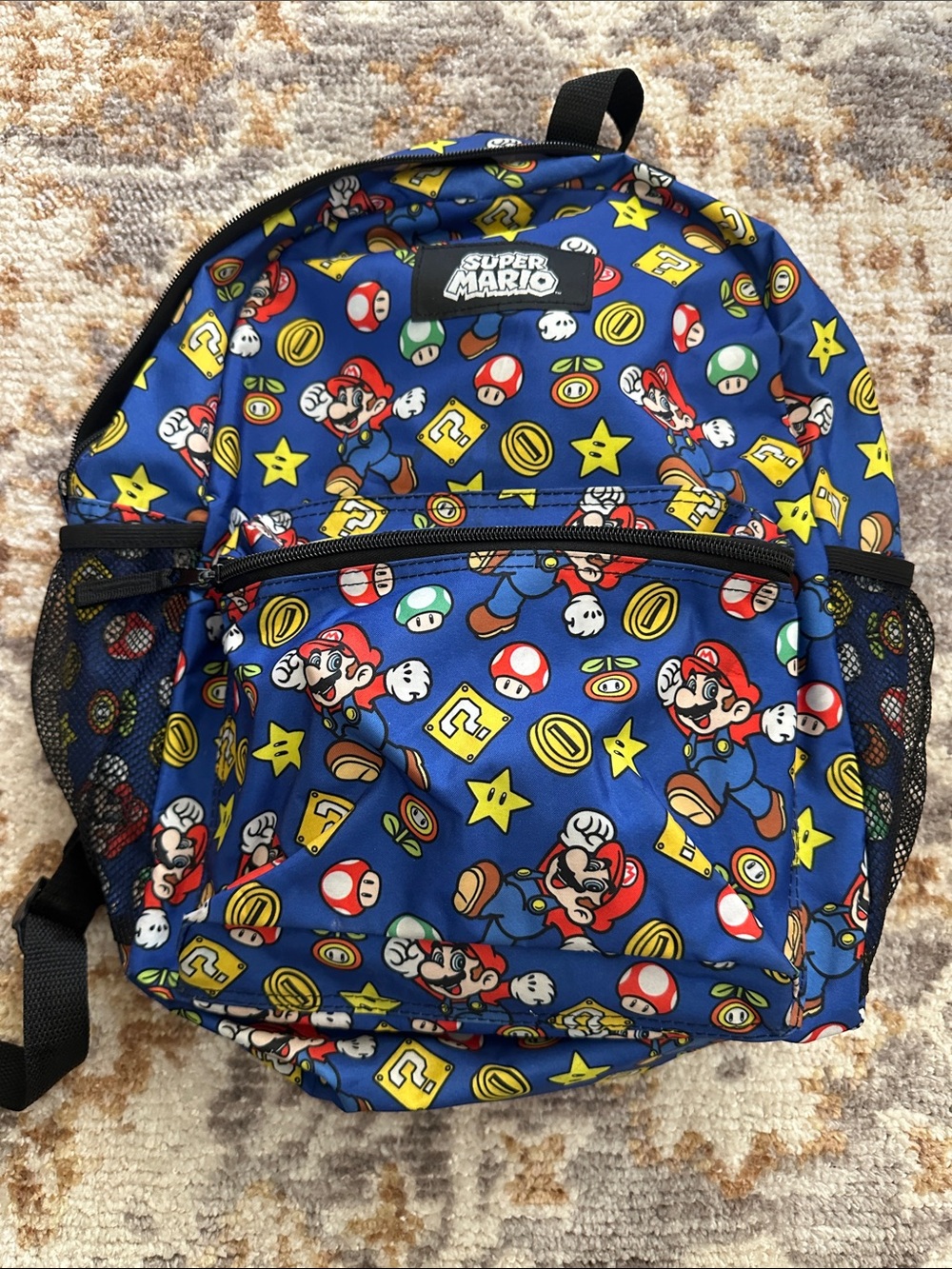 Nintendo Super Mario Blue Kids Backpack